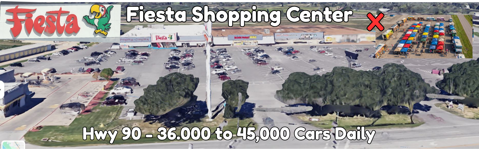Fiesta Grocery Store Shopping Center Highway 90 Rosenberg TX